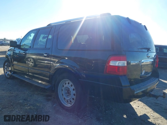 2007 Ford Expedition EL Limited with VIN 1FMFK19597LA84414, listed as a IAAI auction lot 41321189 with 1 mi miles. Bid and sale history available at carsss.com. Image 3.