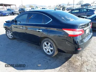 2015 Nissan Sentra S with VIN 3N1AB7AP5FY248829, listed as a IAAI auction lot 41615928 with 206,126 mi miles. Bid and sale history available at carsss.com. Image 3.