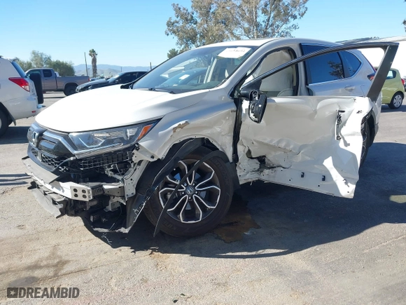 2022 Honda CR-V EX-L with VIN 2HKRW1H86NH400838, listed as a IAAI auction lot 41634694 with 1 mi miles. Bid and sale history available at carsss.com. Image 21.
