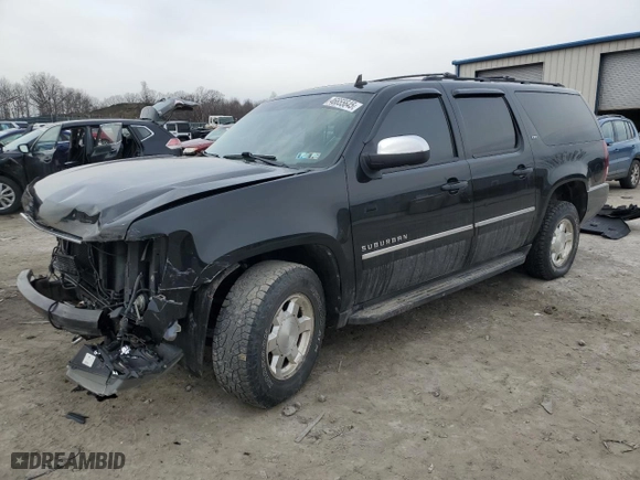 2012 Chevrolet Suburban LTZ with VIN 1GNSKKE71CR181279, listed as a Copart auction lot 46655645 with 178,183 mi miles and Salvage Title. Bid and sale history available at carsss.com. Image 1.