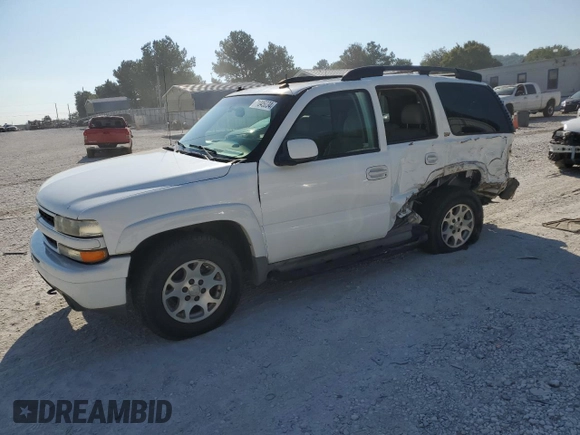2003 Chevrolet Tahoe Z71 with VIN 1GNEK13Z23R205780, listed as a Copart auction lot 71045034 with 294,759 mi miles and Salvage Title. Bid and sale history available at carsss.com. Image 1.
