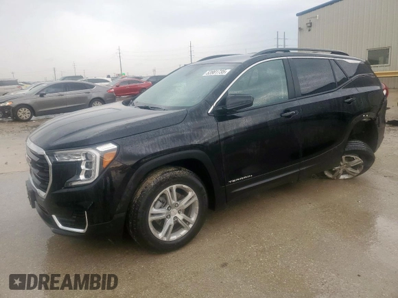 2022 GMC Terrain SLE z VIN 3GKALMEVXNL110818, wystawiony jako Copart lot #53901735 z przebiegiem 48 984 mil mil oraz Szkoda całkowita • Salvage title. Historia ofert i sprzedaży dostępna na DreamBid. Obrazek 1.