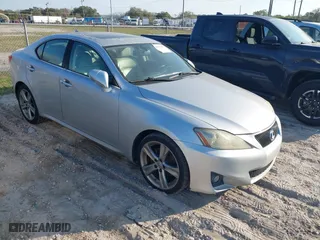2011 Lexus IS 250 with VIN JTHBF5C26B5155853, listed as a IAAI auction lot 41495503 with 151,975 mi miles. Bid and sale history available at carsss.com. Image 1.