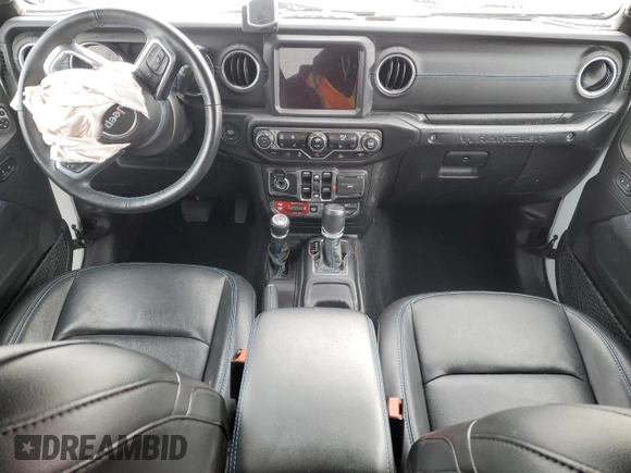 2022 Jeep Wrangler Unlimited Rubicon with VIN 1C4JJXR62NW171080, listed as a Copart auction lot 45918595 with Not provided miles and Salvage title. Bid and sale history available at DreamBid. Image 8.