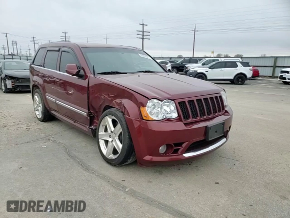 2008 Jeep Grand Cherokee SRT-8 with VIN 1J8HR78348C162460, listed as a Copart auction lot 43966375 with 94,444 mi miles and Salvage Title. Bid and sale history available at carsss.com. Image 11.