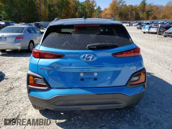 2018 Hyundai Kona SEL with VIN KM8K2CAA4JU145110, listed as a Copart auction lot 75627364 with 46,001 mi miles and Salvage Title. Bid and sale history available at carsss.com. Image 6.