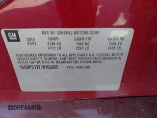 2007 Cadillac CTS with VIN 1G6DP577770162055, listed as a IAAI auction lot 41812185 with 233,681 mi miles. Bid and sale history available at carsss.com. Image 9.