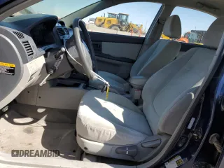 2006 Kia Spectra EX with VIN KNAFE121965253446, listed as a Copart auction lot 53084675 with 195,488 mi miles and Salvage Title. Bid and sale history available at DreamBid. Image 7.