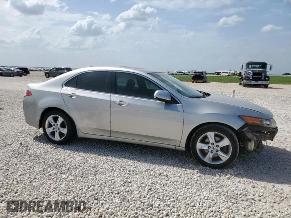 2010 Acura TSX with VIN JH4CU2F69AC011697, listed as a Copart auction lot 62818335 with 221,615 mi miles and Salvage title. Bid and sale history available at DreamBid. Image 4.