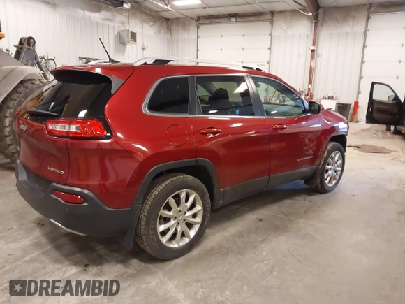2014 Jeep Cherokee Limited with VIN 1C4PJMDS6EW189756, listed as a IAAI auction lot 41919966 with 122,172 mi miles. Bid and sale history available at carsss.com. Image 4.