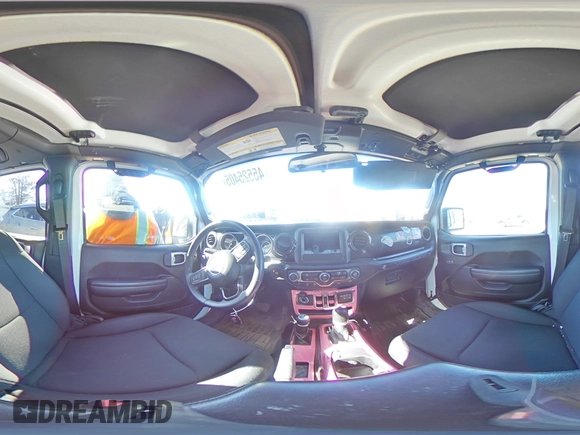 2021 Jeep Wrangler Unlimited Sport Altitude with VIN 1C4HJXDG2MW507355, listed as a Copart auction lot 45525405 with 22,511 mi miles and Salvage Title. Bid and sale history available at carsss.com. Image 14.