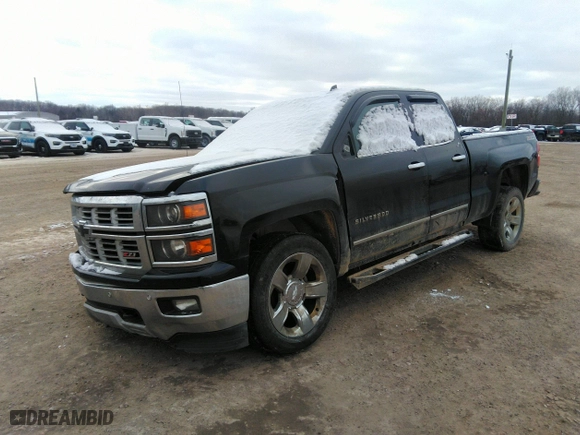 2015 Chevrolet Silverado 1500 LTZ with VIN 1GCVKSEJXFZ344260, listed as a IAAI auction lot 41033783 with 233,777 mi miles. Bid and sale history available at carsss.com. Image 17.