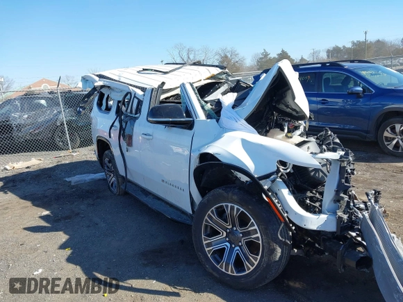 2024 Jeep Wagoneer Series II with VIN 1C4SJVBP1RS139181, listed as a IAAI auction lot 41627928 with Not Provided miles and . Bid and sale history available at DreamBid. Image 1.