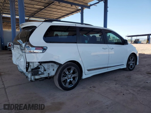 2017 Toyota Sienna SE with VIN 5TDXZ3DC4HS830936, listed as a Copart auction lot 62111205 with 154,665 mi miles and Salvage title. Bid and sale history available at DreamBid. Image 3.