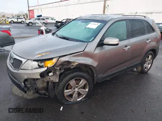 2013 Kia Sorento EX with VIN 5XYKUDA64DG320588, listed as a IAAI auction lot 41204828 with 164,146 mi miles. Bid and sale history available at carsss.com. Image 18.
