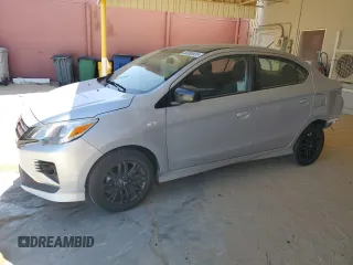 2024 Mitsubishi Mirage ES with VIN ML32FUFJ9RHF08194, listed as a Copart auction lot 58388655 with 18,172 mi miles and Salvage title. Bid and sale history available at DreamBid. Image 1.