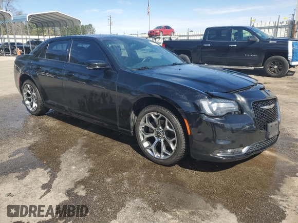 2015 Chrysler 300 with VIN 2C3CCABG8FH815687, listed as a Copart auction lot 48177935 with 89,837 mi miles and Salvage Title. Bid and sale history available at carsss.com. Image 4.