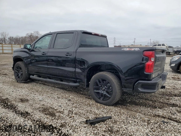 2024 Chevrolet Silverado 1500 Custom with VIN 3GCPDBEK8RG158264, listed as a Copart auction lot 46501385 with 2,382 mi miles and Salvage Title. Bid and sale history available at DreamBid. Image 2.