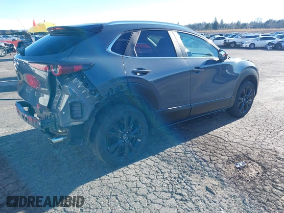 2024 Mazda CX-30 2.5 S Carbon Edition with VIN 3MVDMBCM2RM621362, listed as a IAAI auction lot 41265643 with 4,095 mi miles. Bid and sale history available at carsss.com. Image 4.