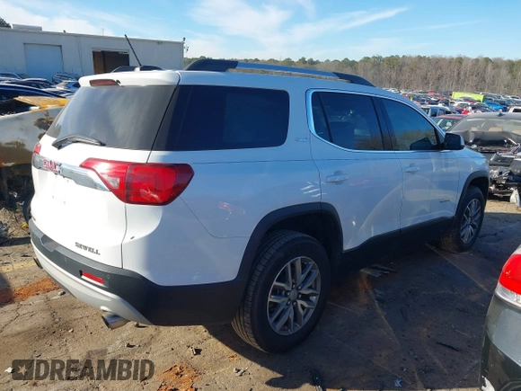 2017 GMC Acadia SLE with VIN 1GKKNLLS0HZ214443, listed as a IAAI auction lot 41351071 with 73,675 mi miles. Bid and sale history available at carsss.com. Image 4.