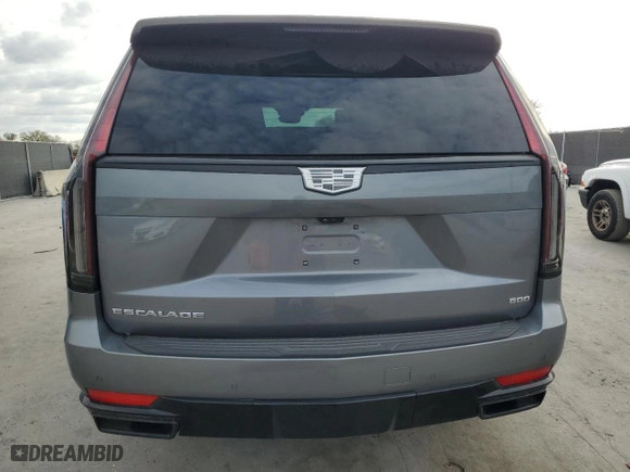 2022 Cadillac Escalade Sport with VIN 1GYS4FKL7NR145458, listed as a Copart auction lot 46334145 with 28,622 mi miles and Salvage Title. Bid and sale history available at carsss.com. Image 6.