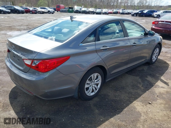 2011 Hyundai Sonata GLS with VIN 5NPEB4AC0BH190615, listed as a IAAI auction lot 41974778 with 197,082 mi miles and . Bid and sale history available at carsss.com. Image 4.