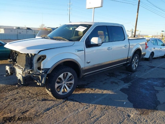 2018 Ford F-150 XL with VIN 1FTEW1EG5JFA78787, listed as a IAAI auction lot 41156680 with 164,641 mi miles. Bid and sale history available at carsss.com. Image 2.