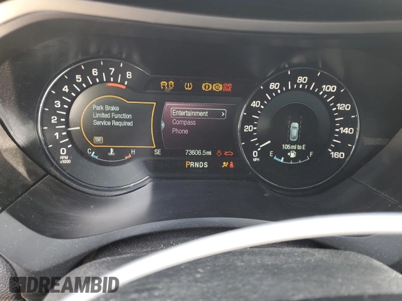 2015 Lincoln MKZ with VIN 3LN6L2G91FR621673, listed as a Copart auction lot 52137415 with 73,606 mi miles and Salvage Title. Bid and sale history available at carsss.com. Image 9.