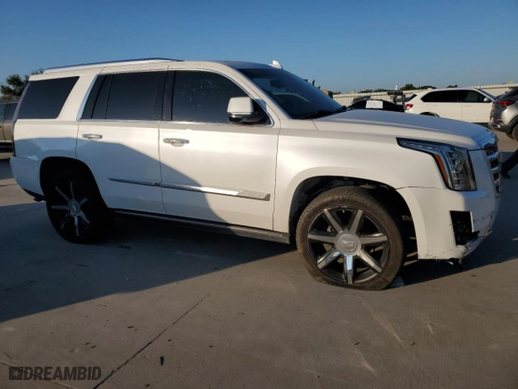 2016 Cadillac Escalade Premium Collection with VIN 1GYS3CKJXGR329473, listed as a Copart auction lot 72458524 with 106,685 mi miles and Salvage Title. Bid and sale history available at carsss.com. Image 4.