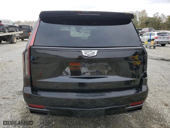 2023 Cadillac Escalade Sport Platinum with VIN 1GYS4GKT7PR109147, listed as a Copart auction lot 79121774 with 41,592 mi miles and Salvage Title. Bid and sale history available at carsss.com. Image 6.