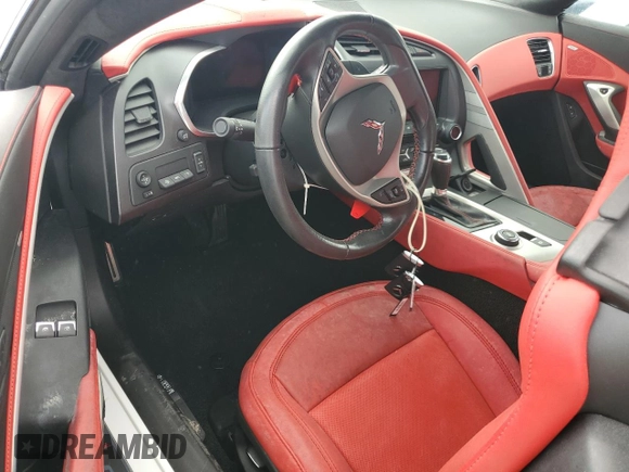 2017 Chevrolet Corvette with VIN 1G1Y13D78H5117597, listed as a Copart auction lot 74248484 with Not provided miles and Non repairable. Bid and sale history available at DreamBid. Image 8.