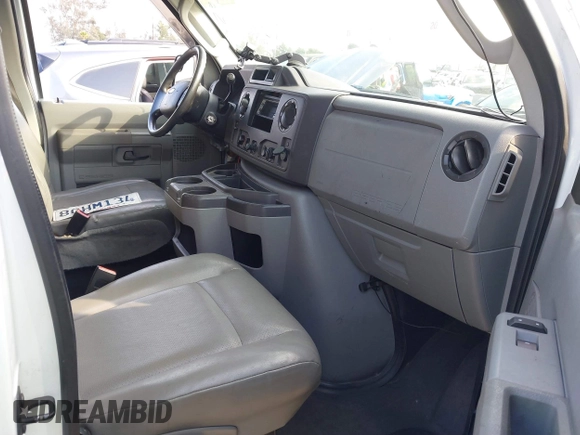 2011 Ford Econoline Cargo Commercial with VIN 1FTNE1EW5BDA33646, listed as a IAAI auction lot 41445228 with 120,594 mi miles and . Bid and sale history available at DreamBid. Image 5.