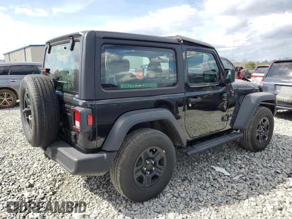 2023 Jeep Wrangler Willys z VIN 1C4HJXAG1PW578099, wystawiony jako Copart lot #47427495 z przebiegiem 9 657 mil mil oraz Szkoda całkowita • Salvage title. Historia ofert i sprzedaży dostępna na DreamBid. Obrazek 3.