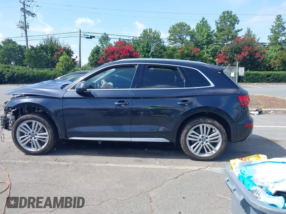 2018 Audi Q5 Premium Plus with VIN WA1BNAFY7J2210253, listed as a IAAI auction lot 42742467 with 103,843 mi miles and . Bid and sale history available at DreamBid. Image 14.