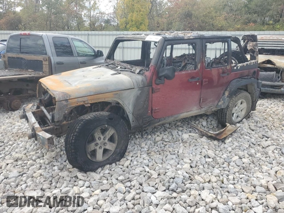 2013 Jeep Wrangler Unlimited Sport RHD with VIN 1C4BJWKGXDL507382, listed as a Copart auction lot 74487744 with Not provided miles and Non repairable. Bid and sale history available at DreamBid. Image 1.