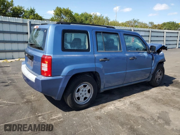 2007 Jeep Patriot Sport z VIN 1J8FT28W87D358027, wystawiony jako Copart lot #55923095 z przebiegiem 174 274 mil mil oraz Szkoda całkowita • Salvage title. Historia ofert i sprzedaży dostępna na DreamBid. Obrazek 3.