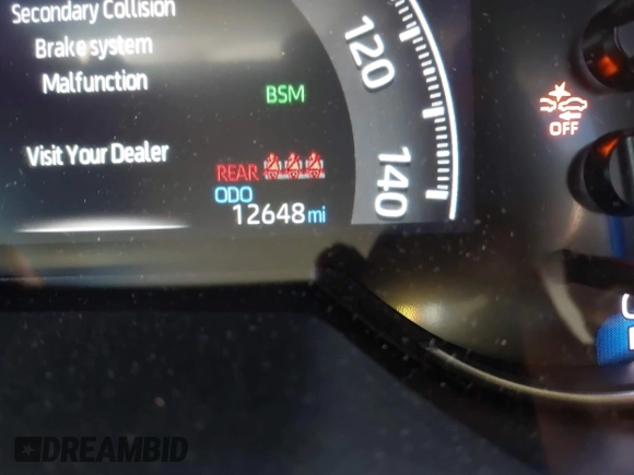2024 Toyota RAV4 Hybrid XLE Premium with VIN JTMB6RFV8RD134274, listed as a IAAI auction lot 41846740 with 12,648 mi miles. Bid and sale history available at carsss.com. Image 16.