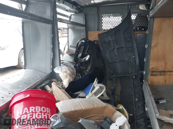 2018 Chevrolet Express Cargo Van with VIN 1GCWGAFP0J1275427, listed as a IAAI auction lot 41463949 with 1 mi miles. Bid and sale history available at carsss.com. Image 8.