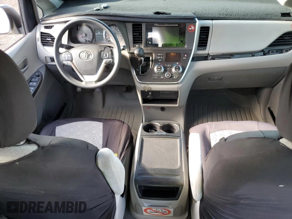 2015 Toyota Sienna LE AAS with VIN 5TDKK3DC9FS665350, listed as a Copart auction lot 49748705 with 107,498 mi miles and Salvage Title. Bid and sale history available at DreamBid. Image 8.