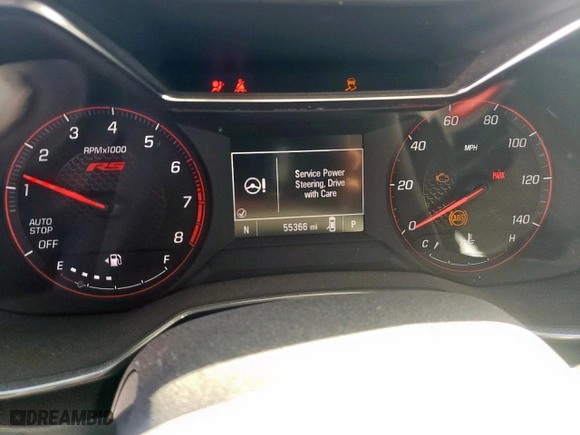 2022 Chevrolet TrailBlazer RS with VIN KL79MTSL0NB098671, listed as a Copart auction lot 52097845 with 55,366 mi miles and Salvage Title. Bid and sale history available at carsss.com. Image 9.