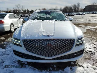 2022 Genesis G80 2.5T with VIN KMTGB4SC3NU092276, listed as a Copart auction lot 45701605 with 22,881 mi miles and Salvage Title. Bid and sale history available at carsss.com. Image 5.