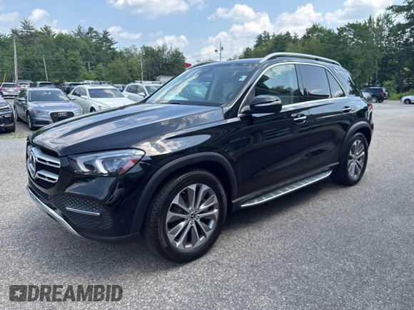 2021 Mercedes-Benz GLE 350 with VIN 4JGFB4KE9MA392637, listed as a IAAI auction lot 42580643 with 92,654 mi miles and . Bid and sale history available at DreamBid. Image 2.