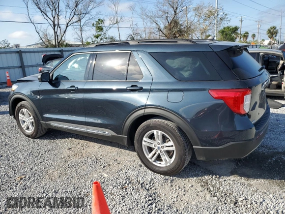2024 Ford Explorer XLT with VIN 1FMSK7DH0RGA34287, listed as a Copart auction lot 46893315 with 7,131 mi miles and Salvage Title. Bid and sale history available at carsss.com. Image 2.
