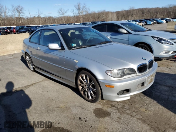 2006 BMW 3 Series 330Ci with VIN WBABD53436PE10042, listed as a Copart auction lot 84973744 with 128,121 mi miles and Salvage Title. Bid and sale history available at carsss.com. Image 4.