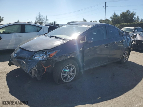2010 Toyota Prius II with VIN JTDKN3DUXA5215236, listed as a Copart auction lot 47064355 with 0 mi miles and Salvage Title. Bid and sale history available at carsss.com. Image 1.