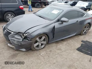 2016 Lexus RC 200t F Sport with VIN JTHHA5BC8G5000263, listed as a IAAI auction lot 41709340 with 85,310 mi miles and . Bid and sale history available at DreamBid. Image 2.
