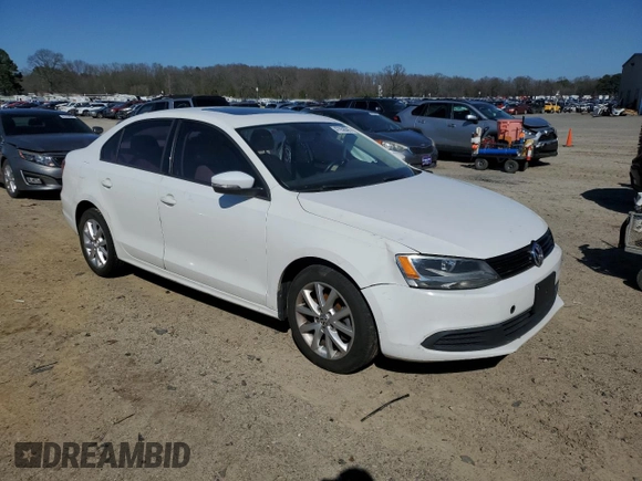 2011 Volkswagen Jetta Sedan SE w/Convenience & Sunroof PZEV with VIN 3VWDZ7AJ0BM309794, listed as a Copart auction lot 47656505 with 139,062 mi miles and Salvage Title. Bid and sale history available at carsss.com. Image 4.