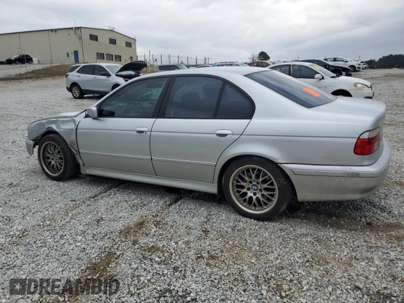 2002 BMW 5 Series 530iA with VIN WBADT63422CH93006, listed as a Copart auction lot 43782965 with 136,488 mi miles and Salvage Title. Bid and sale history available at carsss.com. Image 2.
