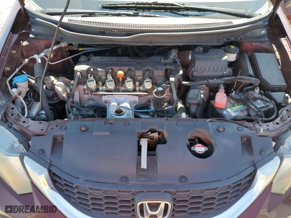 2015 Honda Civic Sedan LX with VIN 19XFB2F54FE218980, listed as a Copart auction lot 52682015 with 75,588 mi miles and Salvage Title. Bid and sale history available at carsss.com. Image 13.
