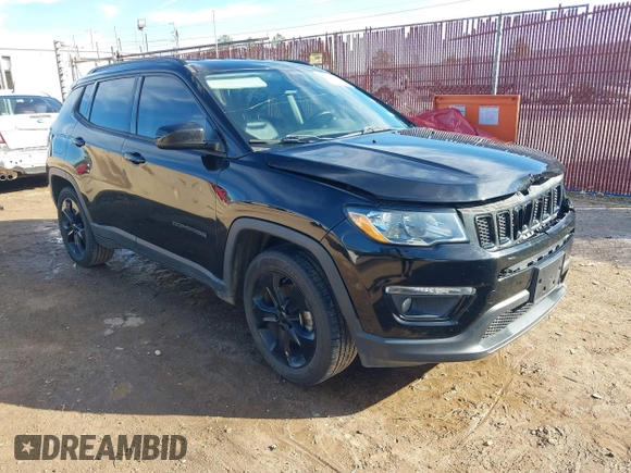 2019 Jeep Compass Altitude z VIN 3C4NJCBB1KT612989, wystawiony jako IAAI lot #41330536 z przebiegiem 145 404 mil mil oraz . Historia ofert i sprzedaży dostępna na DreamBid. Obrazek 1.
